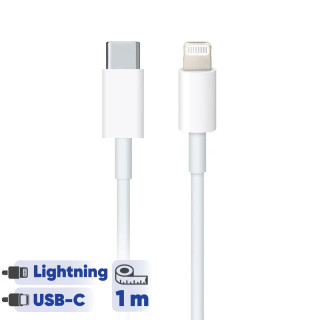 کابل شارژUSB-C به لایتنینگ اپل طول 1 متر