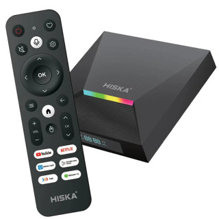 اندروید باکس هیسکا مدل A12 8K + ریموت کنترل